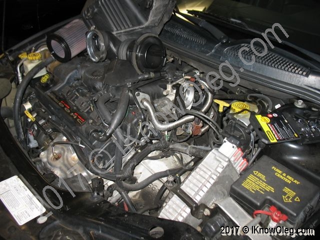 Dodge stratus remove air intake and throttle